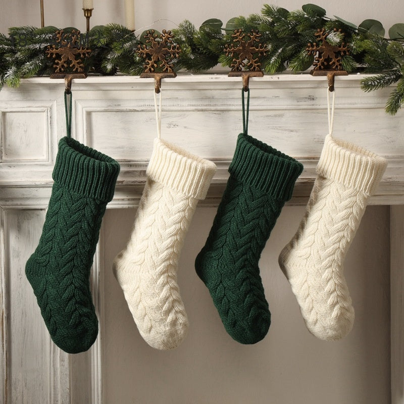 18-Inch Knitted Holiday Gift Stocking