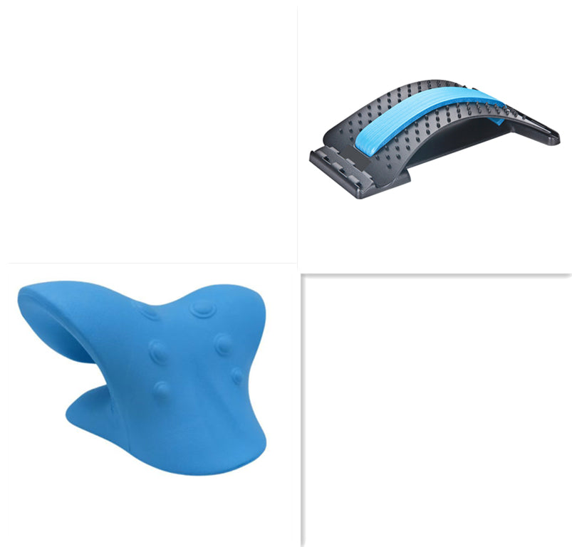 Swan-Style Six-Roller Neck & Body Massage Tool