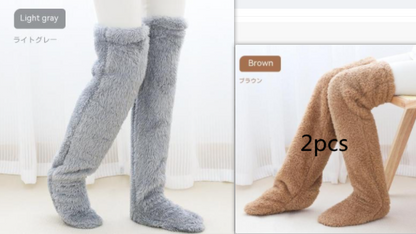 Plush Over-Knee Lounge Socks