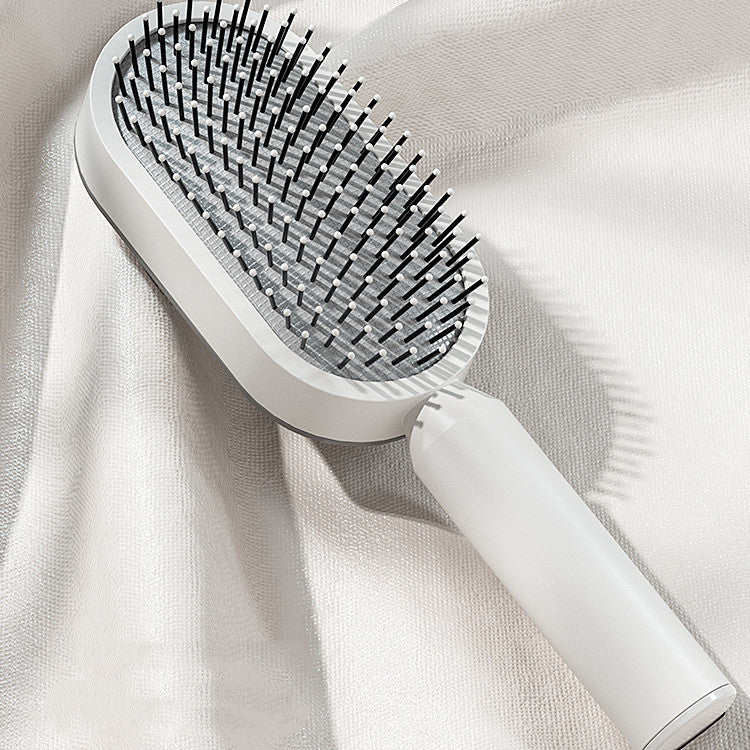 Cushion Detangling Hair Brush with Easy-Clean Options