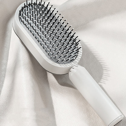 Cushion Detangling Hair Brush with Easy-Clean Options