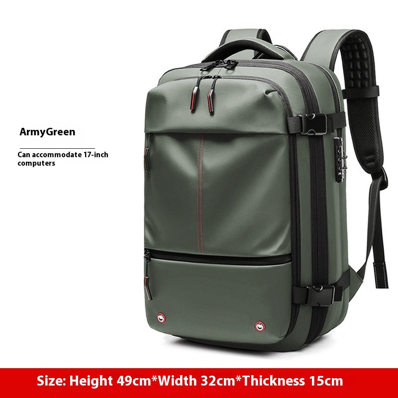 19-Inch Compression Travel Business Backpack