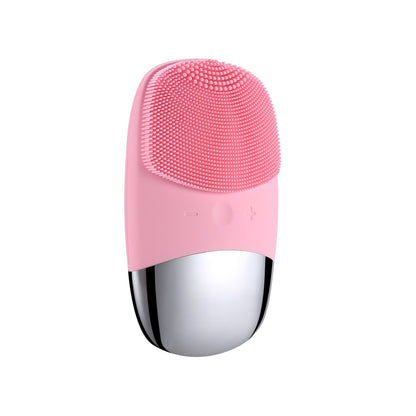 Compact Silicone Sonic Facial Cleansing Brush