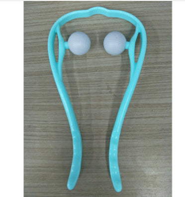 Swan-Style Six-Roller Neck & Body Massage Tool