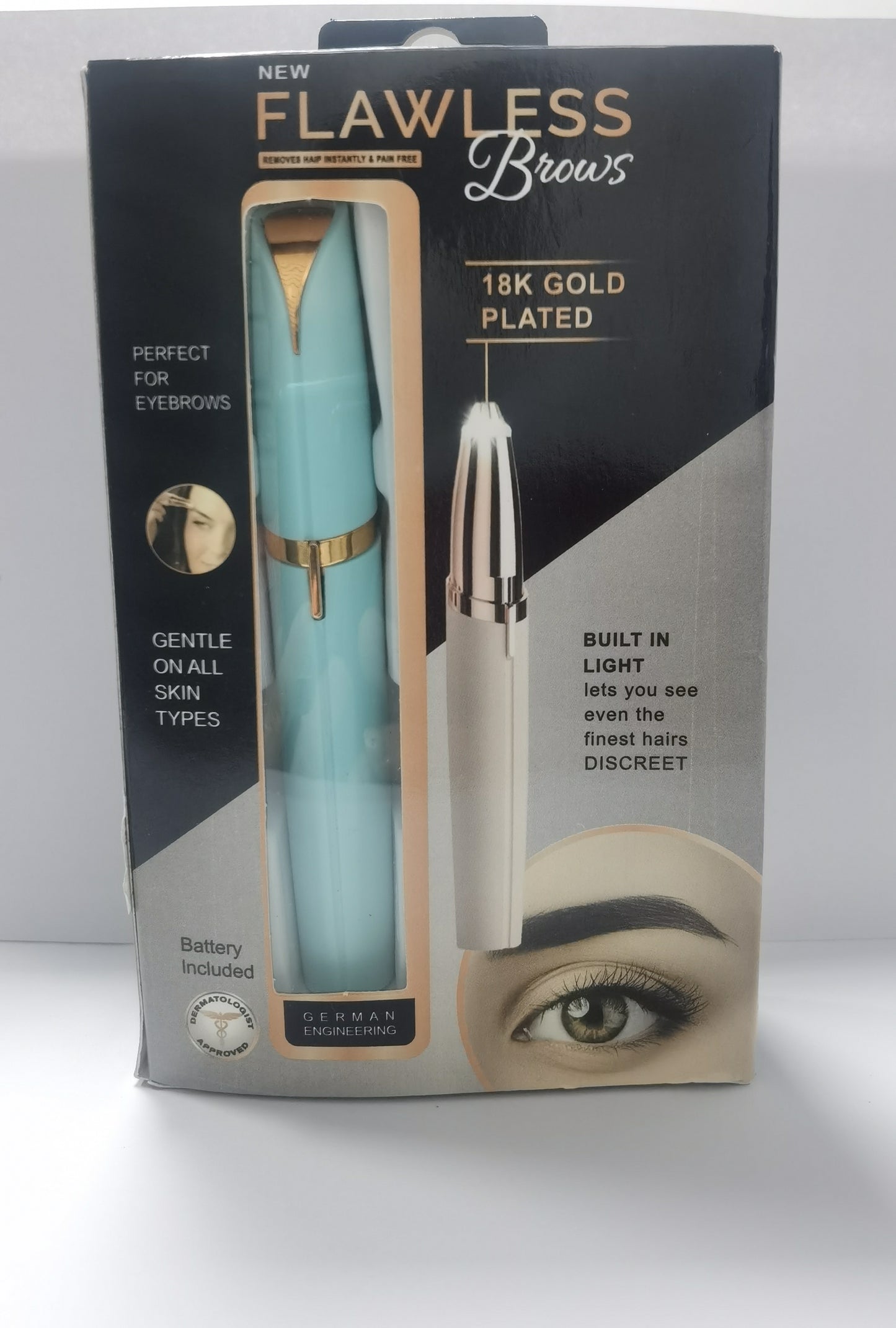 LED Precision Brow & Facial Touch-Up Trimmer
