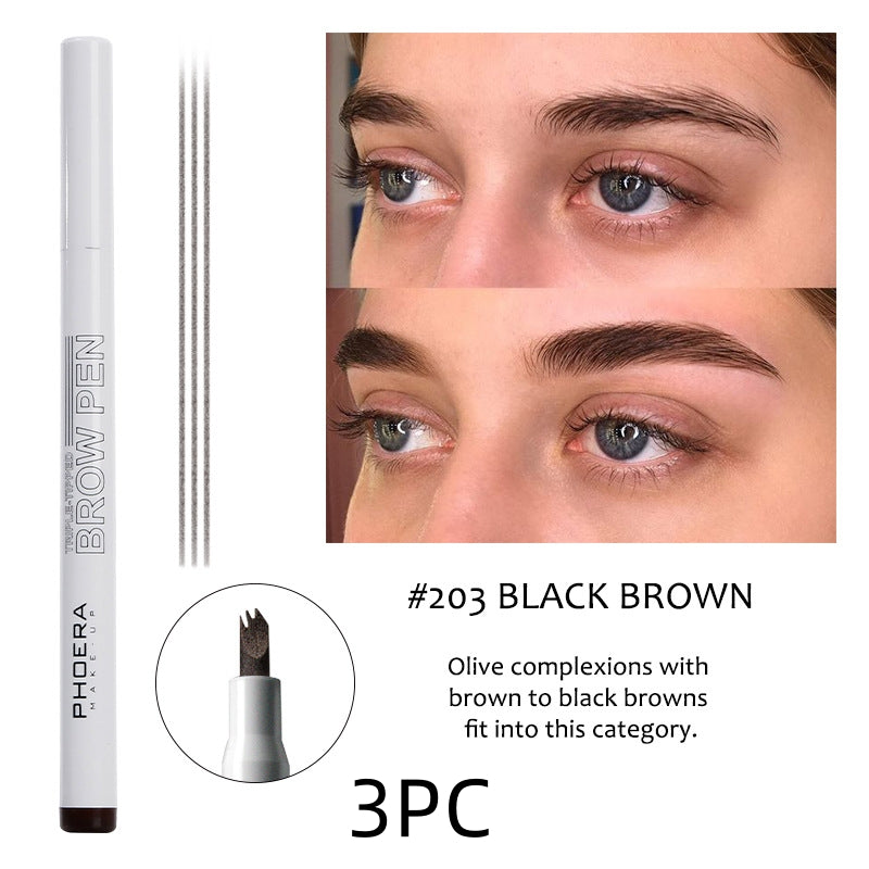 Four-Tip Micro Brow Defining Pen