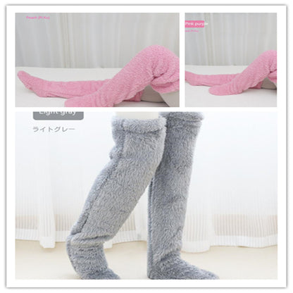 Plush Over-Knee Lounge Socks