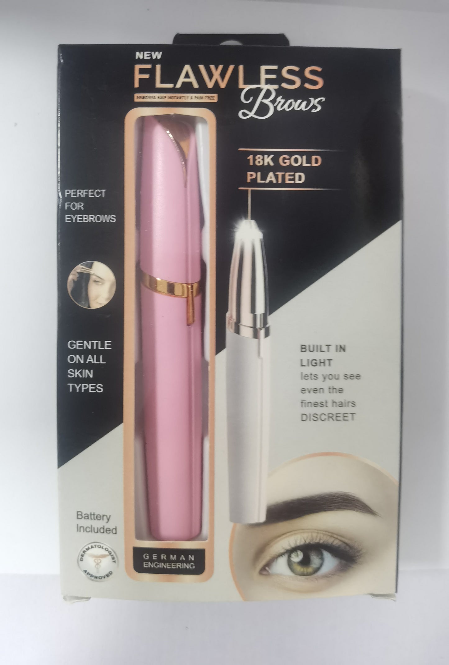 LED Precision Brow & Facial Touch-Up Trimmer