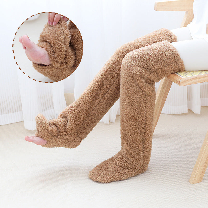 Plush Over-Knee Lounge Socks
