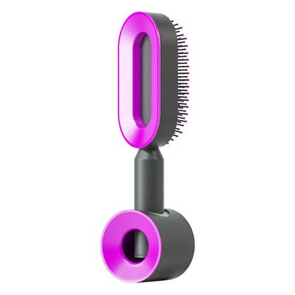 Cushion Detangling Hair Brush with Easy-Clean Options