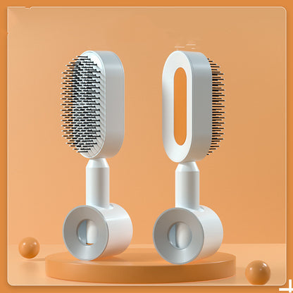Cushion Detangling Hair Brush with Easy-Clean Options