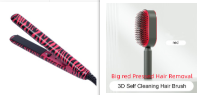 Cushion Detangling Hair Brush with Easy-Clean Options