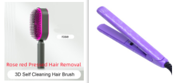 Cushion Detangling Hair Brush with Easy-Clean Options