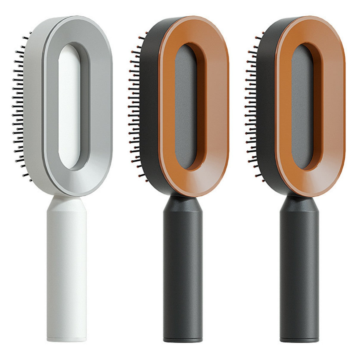 Cushion Detangling Hair Brush with Easy-Clean Options