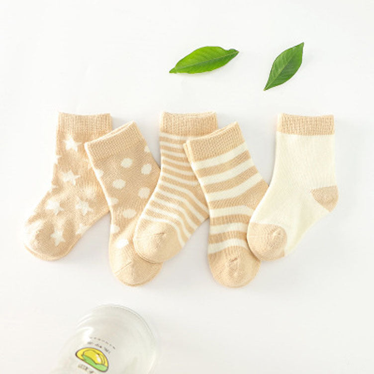 Soft Cotton Tube Socks for Little Feet