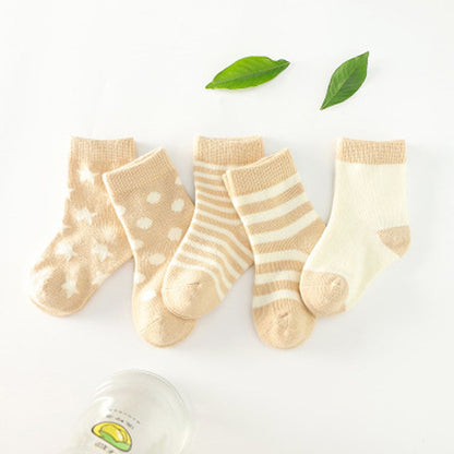 Soft Cotton Tube Socks for Little Feet