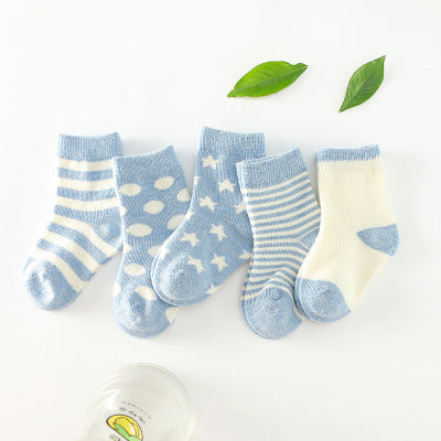 Soft Cotton Tube Socks for Little Feet