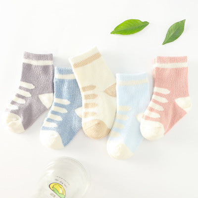 Soft Cotton Tube Socks for Little Feet