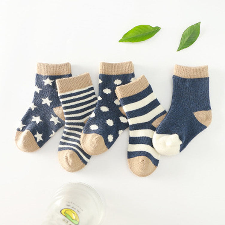 Soft Cotton Tube Socks for Little Feet