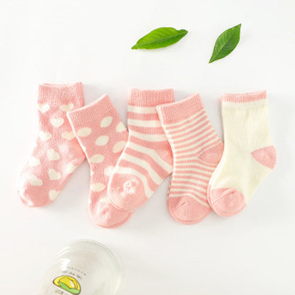 Soft Cotton Tube Socks for Little Feet