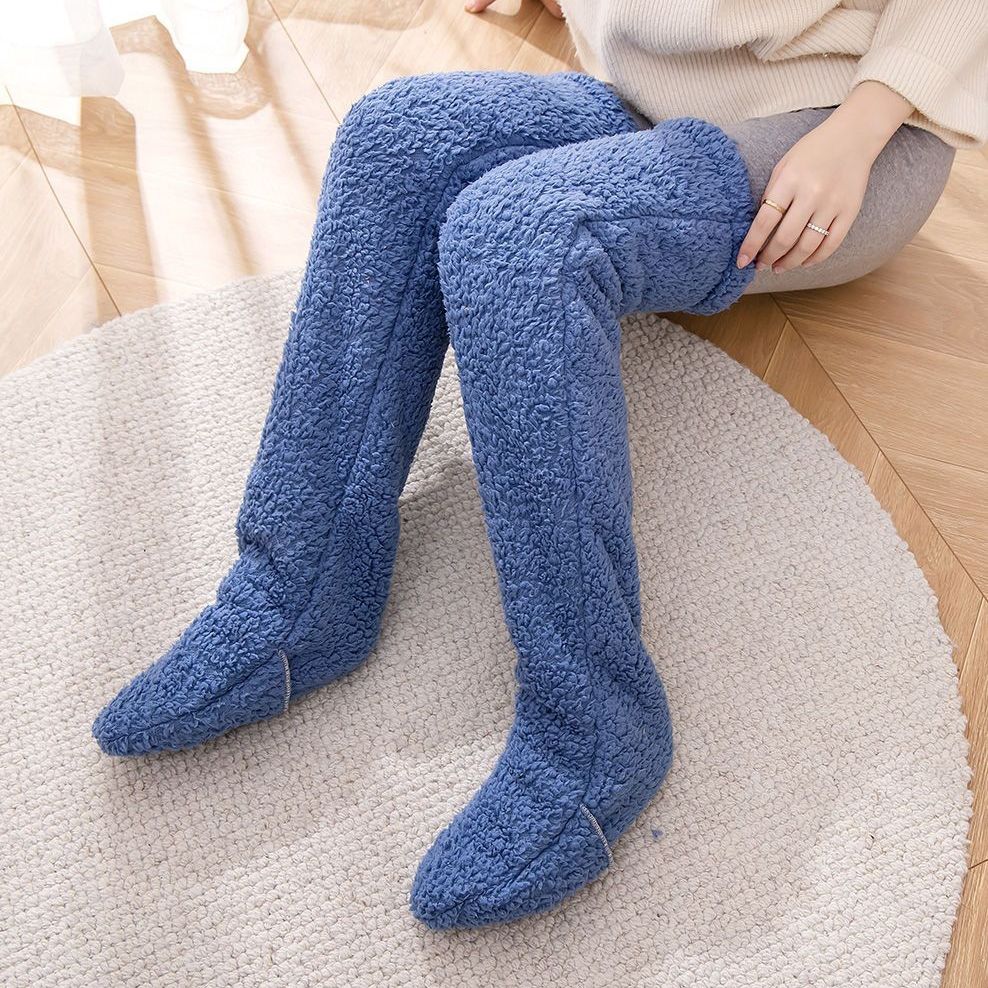 Plush Over-Knee Lounge Socks
