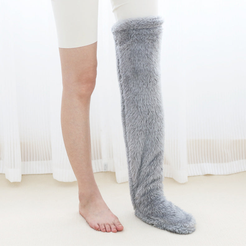 Plush Over-Knee Lounge Socks