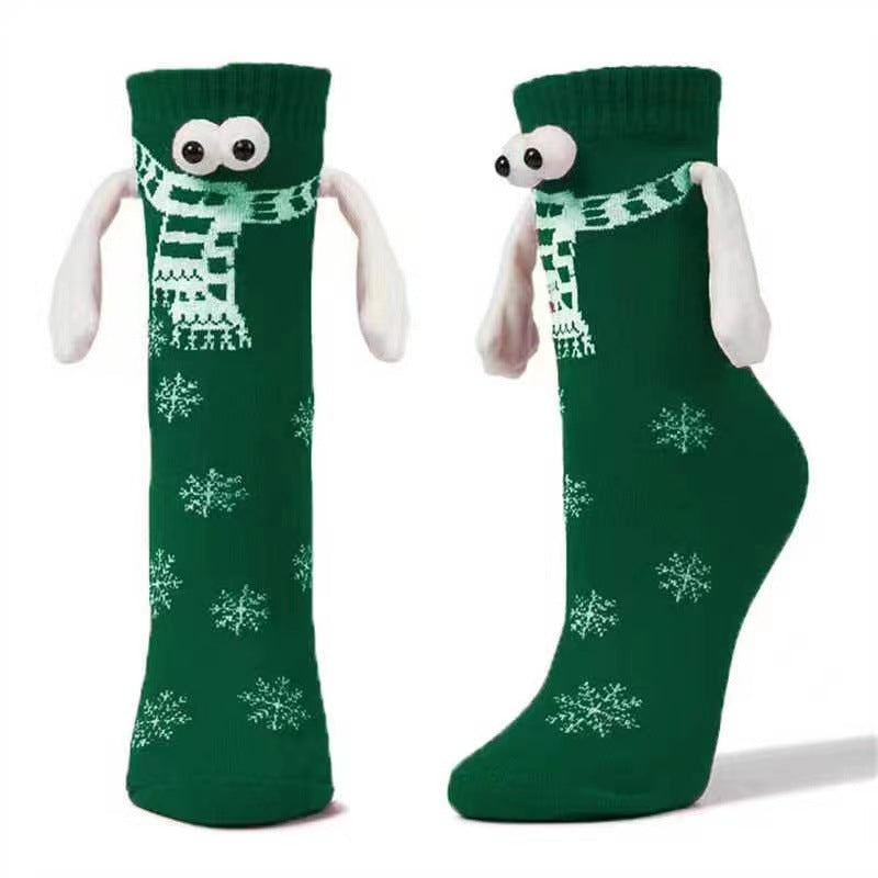 Festive Magnetic Hand-Hold Socks