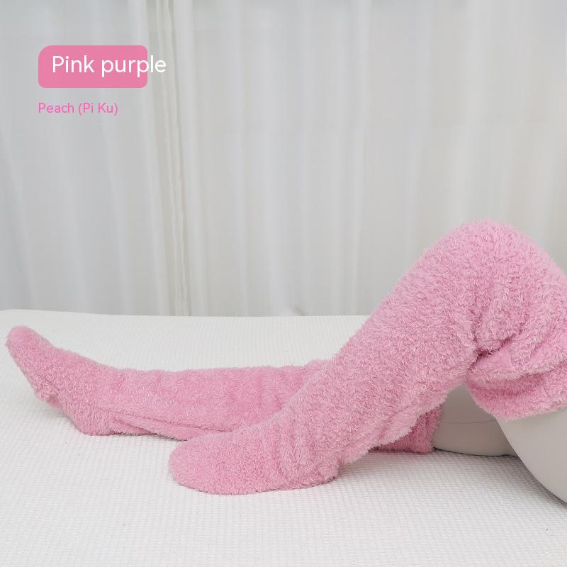 Plush Over-Knee Lounge Socks