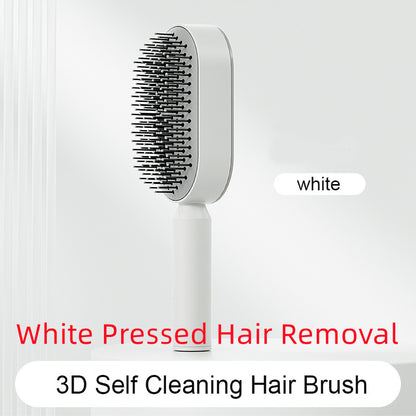 Cushion Detangling Hair Brush with Easy-Clean Options