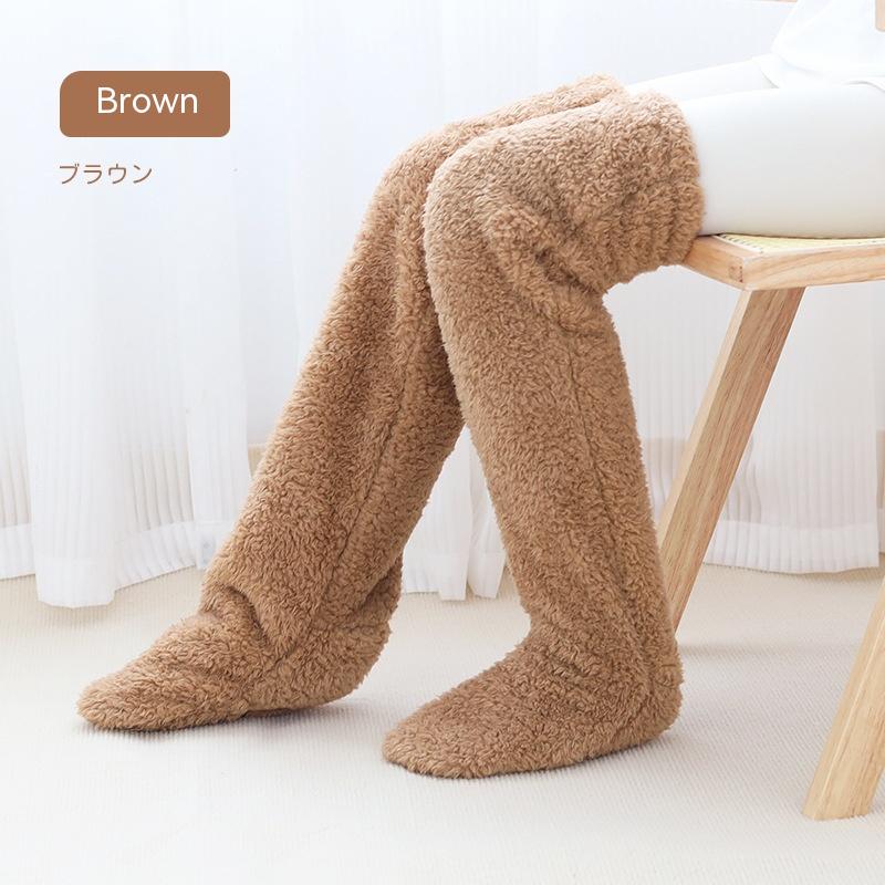 Plush Over-Knee Lounge Socks