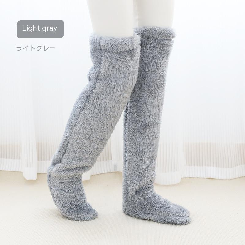Plush Over-Knee Lounge Socks