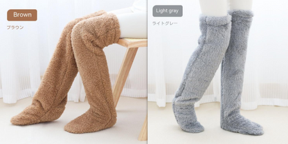 Plush Over-Knee Lounge Socks