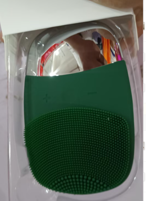 Compact Silicone Sonic Facial Cleansing Brush