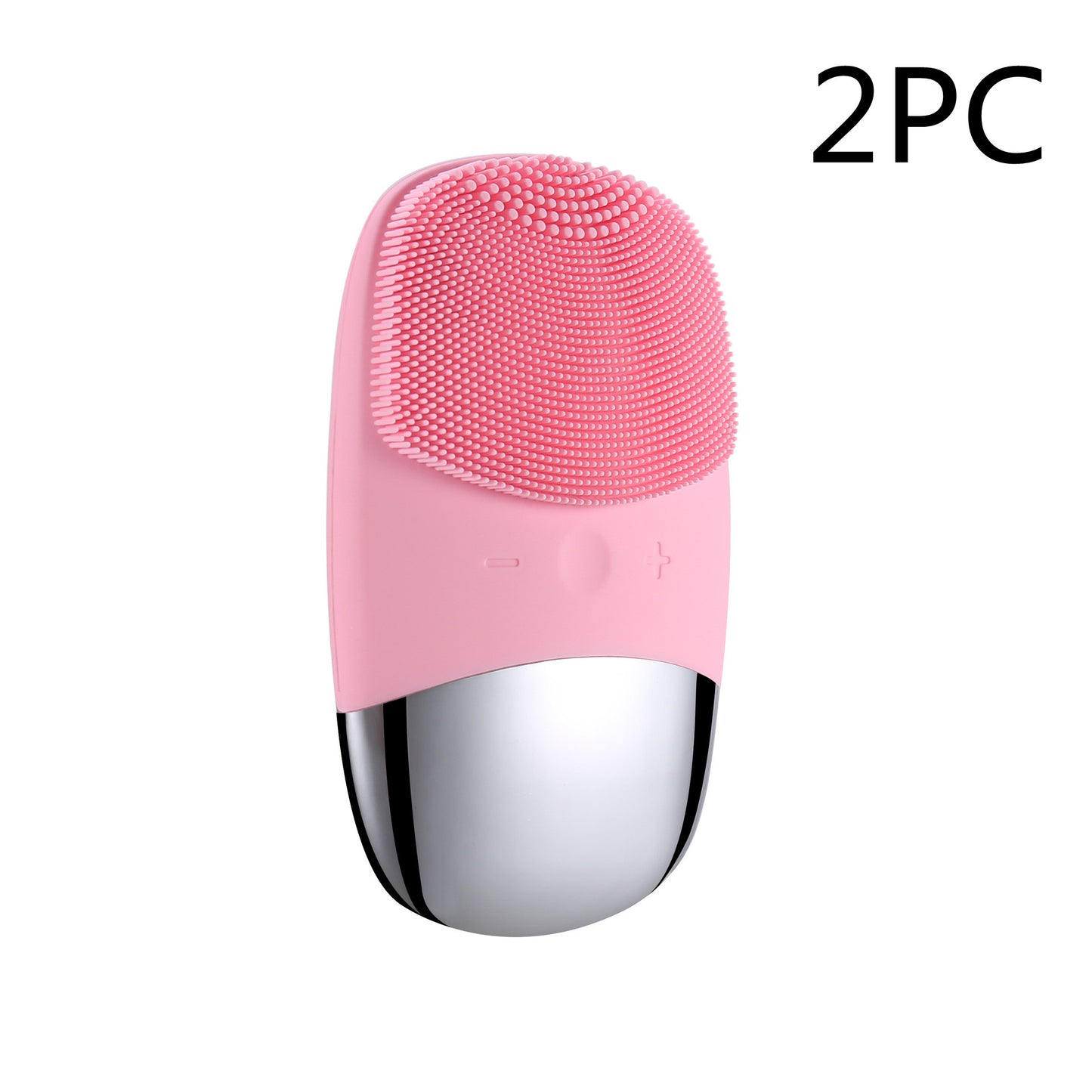 Compact Silicone Sonic Facial Cleansing Brush