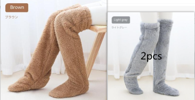 Plush Over-Knee Lounge Socks