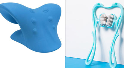 Swan-Style Six-Roller Neck & Body Massage Tool
