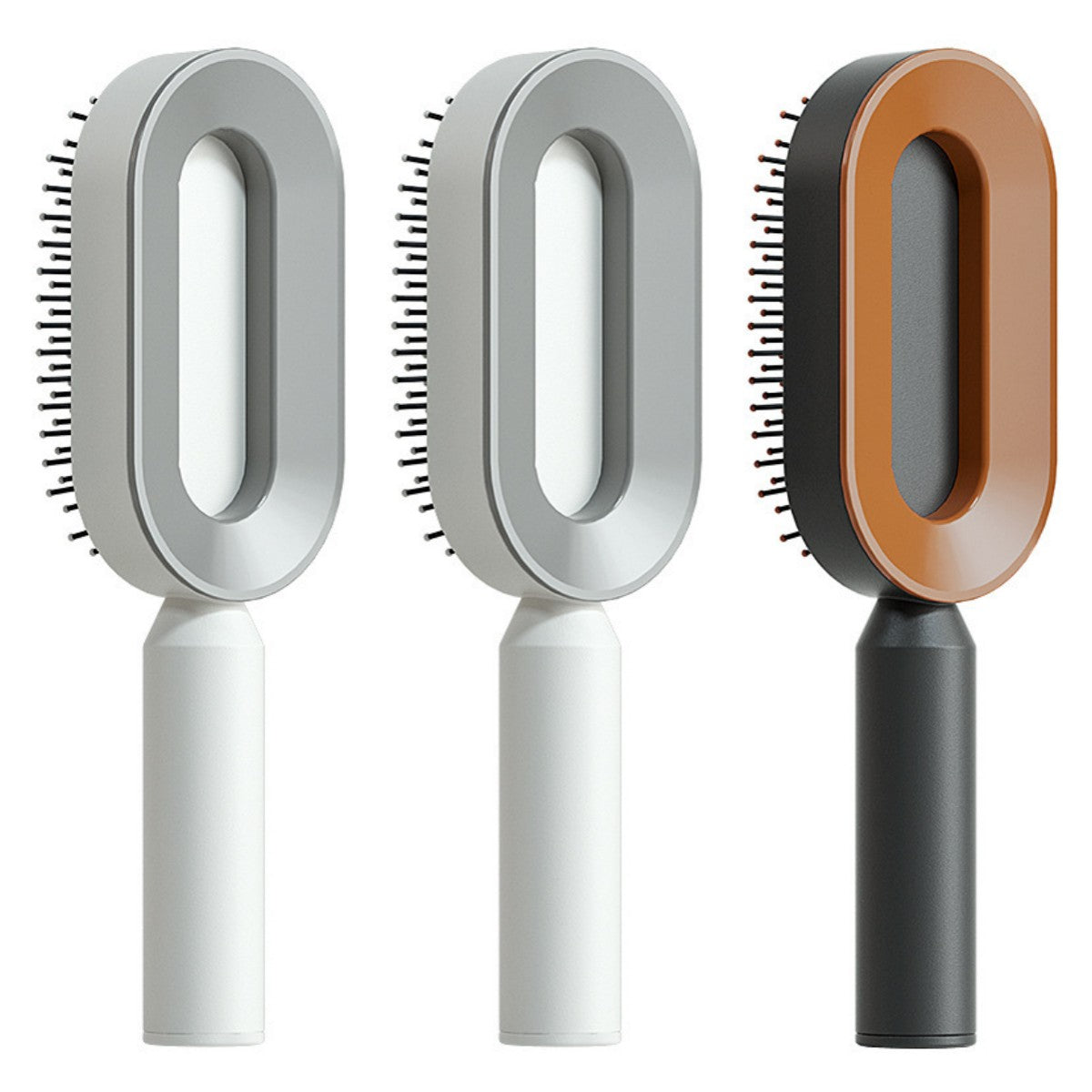 Cushion Detangling Hair Brush with Easy-Clean Options