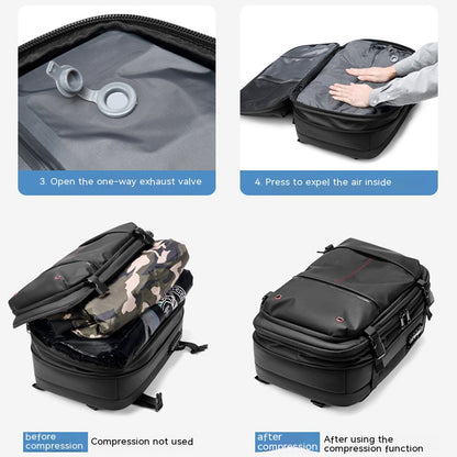 19-Inch Compression Travel Business Backpack