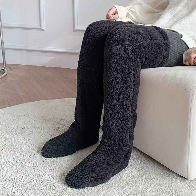 Plush Over-Knee Lounge Socks