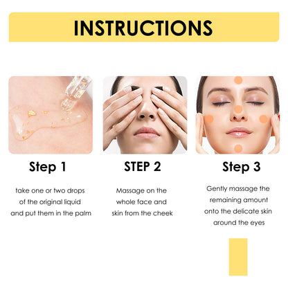 Gold Collagen Facial Essence for Hydration Support