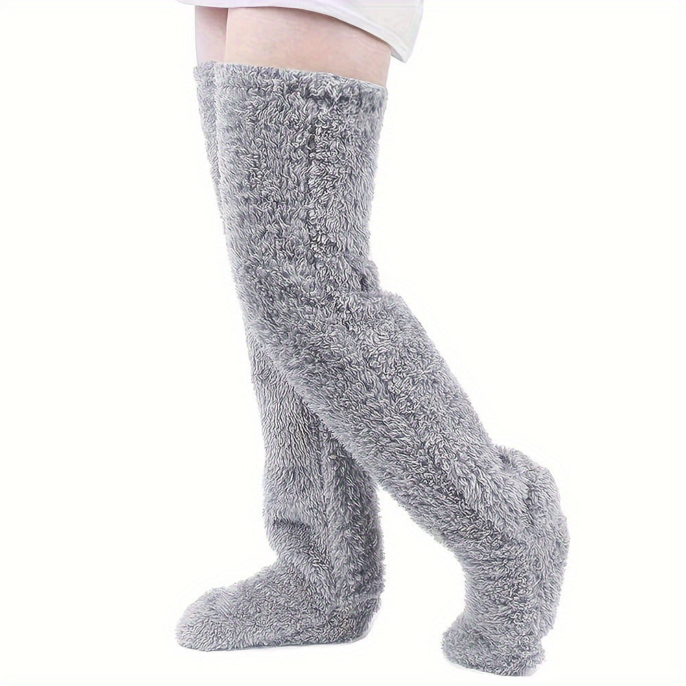 Plush Tall Lounge Socks