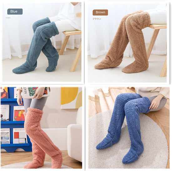 Plush Over-Knee Lounge Socks
