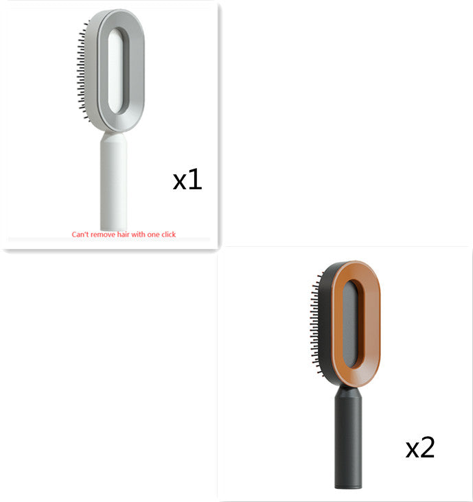 Cushion Detangling Hair Brush with Easy-Clean Options