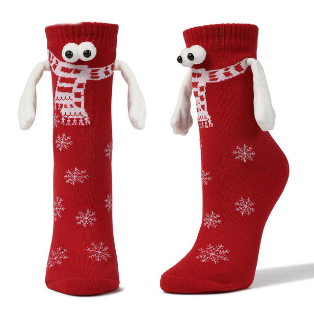 Festive Magnetic Hand-Hold Socks
