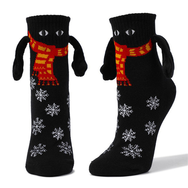 Festive Magnetic Hand-Hold Socks