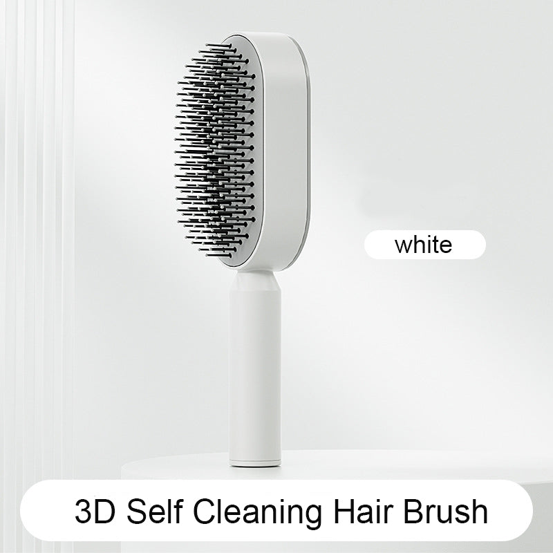 Cushion Detangling Hair Brush with Easy-Clean Options
