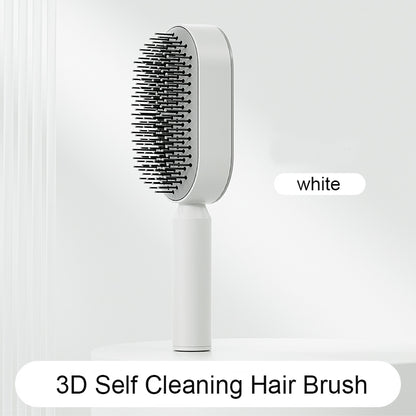Cushion Detangling Hair Brush with Easy-Clean Options