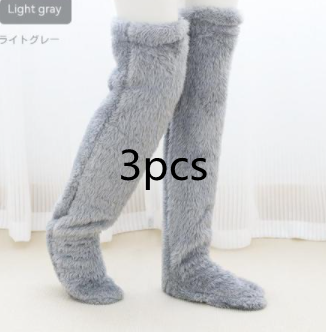 Plush Over-Knee Lounge Socks
