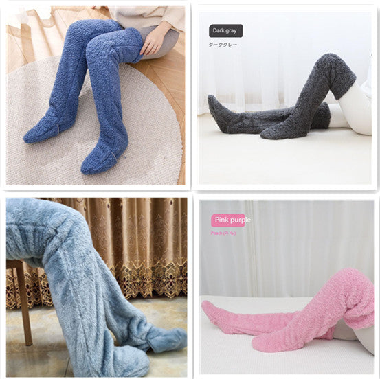 Plush Over-Knee Lounge Socks