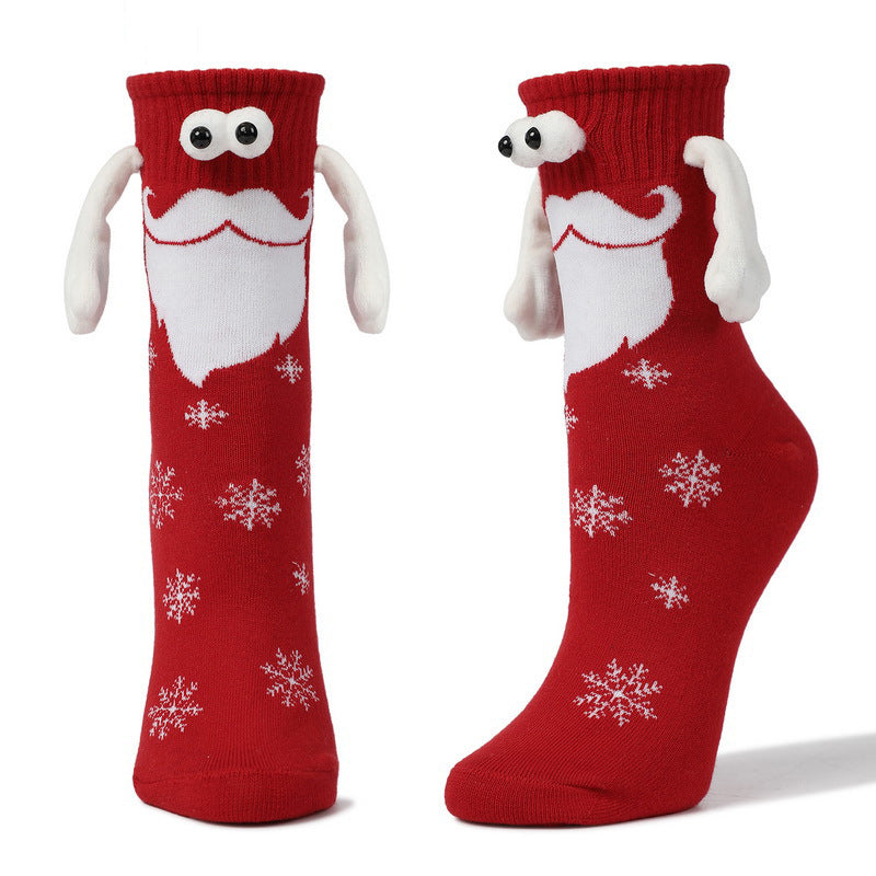 Festive Magnetic Hand-Hold Socks